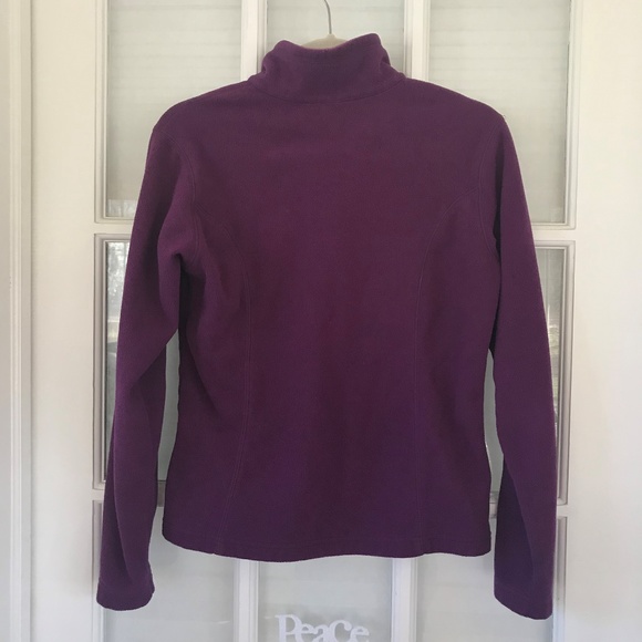 Lands End Fleece ThermaCheck Half Zip Pullover - Picture 3 of 4